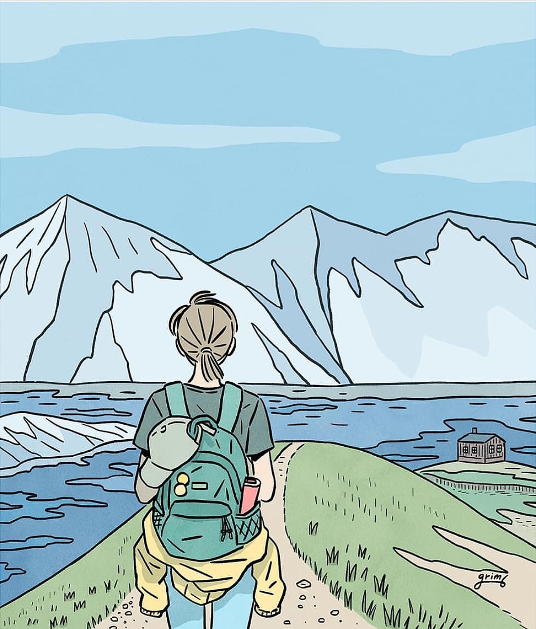 一些用作引导页的插画