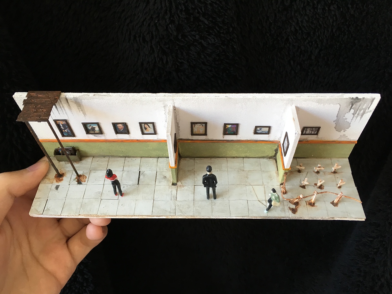 微缩场景模型,一台不伦不类的画展