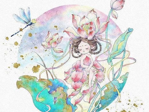 原创十二花神之六月荷花仙,你的小花神