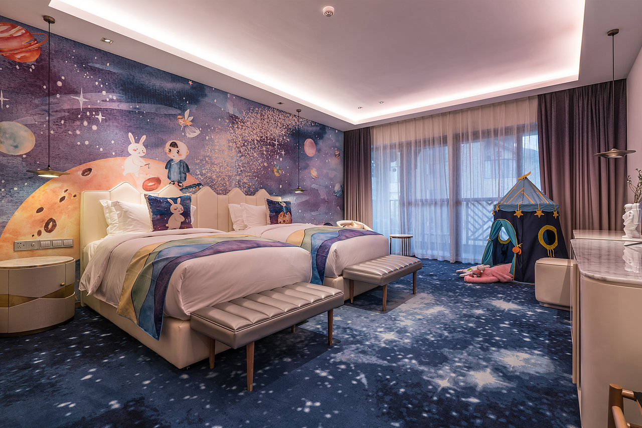 槿纹新作 | 峨眉山悟啦啦亲子酒店（图ZMTQ4MjI1NjM2） - 家装设计 - 站酷设计师槿纹设计原创素材 - 站酷ZCOOL