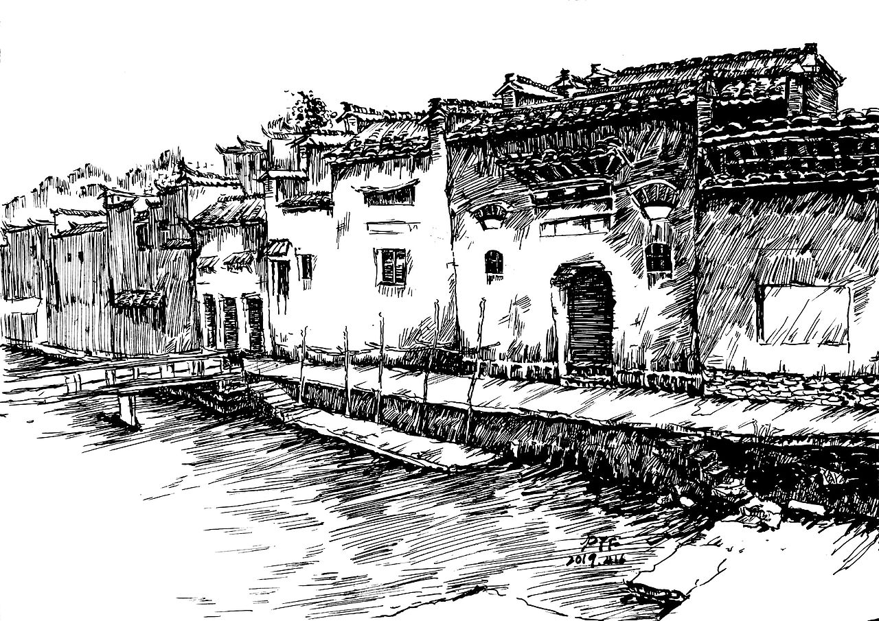 钢笔风景写生篇