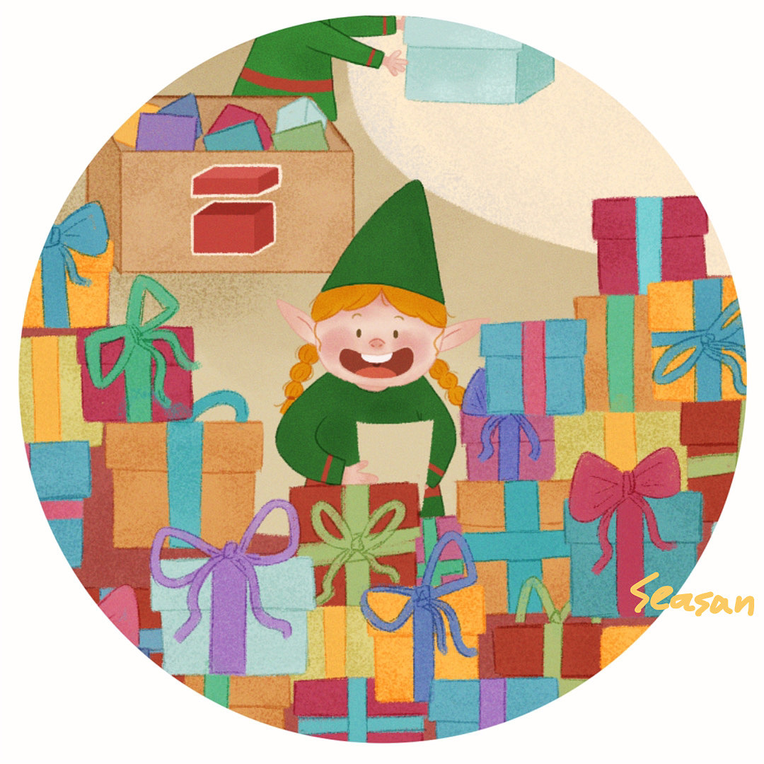 原创插画|圣诞插画来啦!