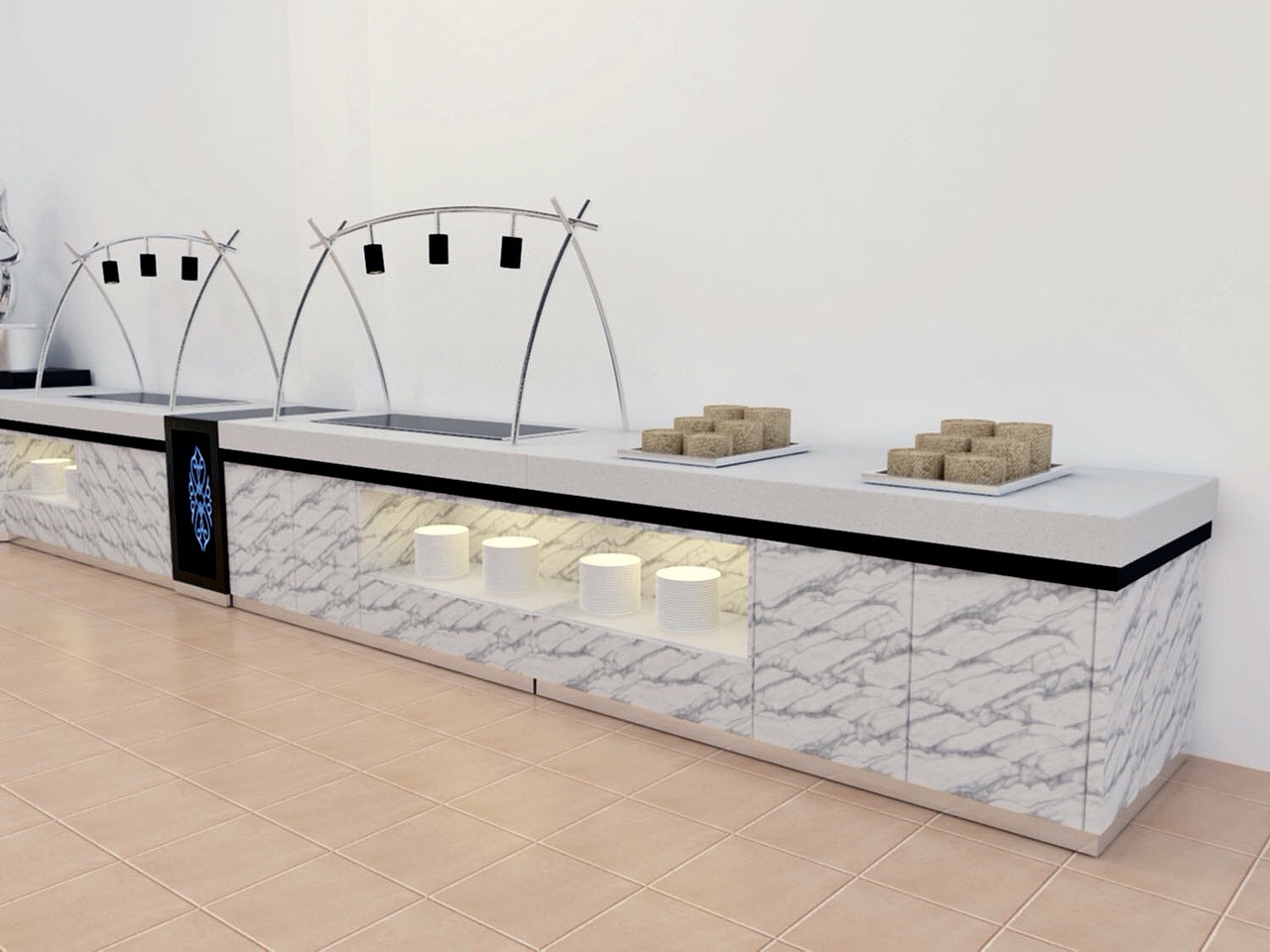 大理石自助取餐台设计制作 移动自助餐台定制布菲车（图ZMTg3MzI4MDQ4） - 生活用品 - 站酷设计师移动自助餐台厂家原创素材 - 站酷ZCOOL