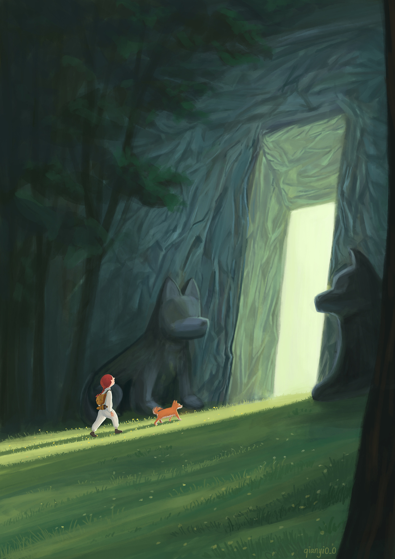 神秘岛|插画|儿童插画|木千一0_0 - 原创作品 - 站酷 (zcool)