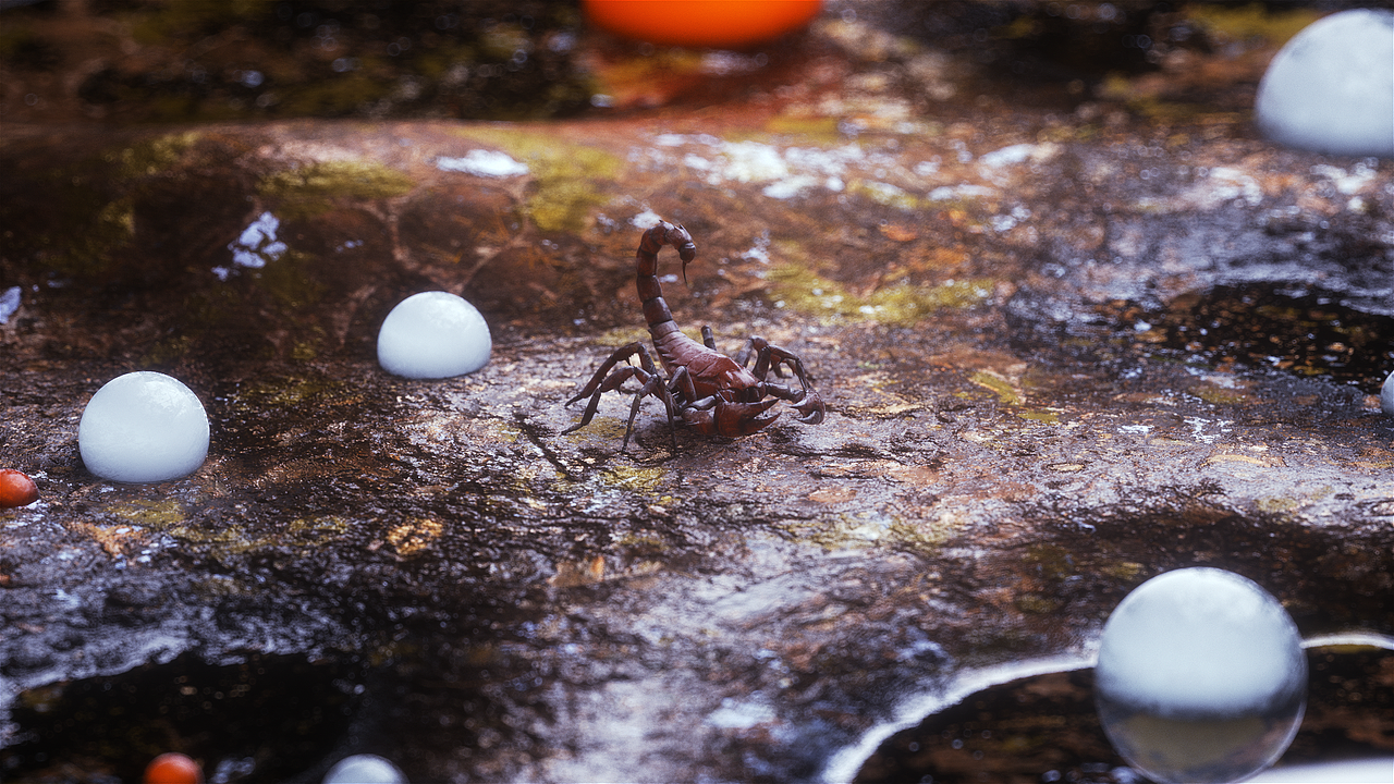 《自由世界》：Insect（图ZMTU4MjA2MDgw） - 场景 - 站酷设计师杰高C4D原创素材 - 站酷ZCOOL