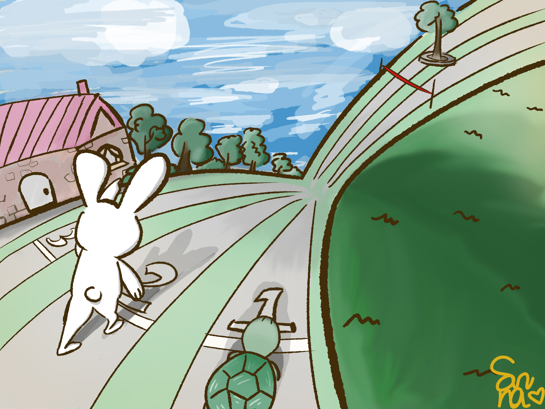 兔子和狗子|动漫|短篇/四格漫画|KPkarft - 原创作品 - 站酷 (ZCOOL)