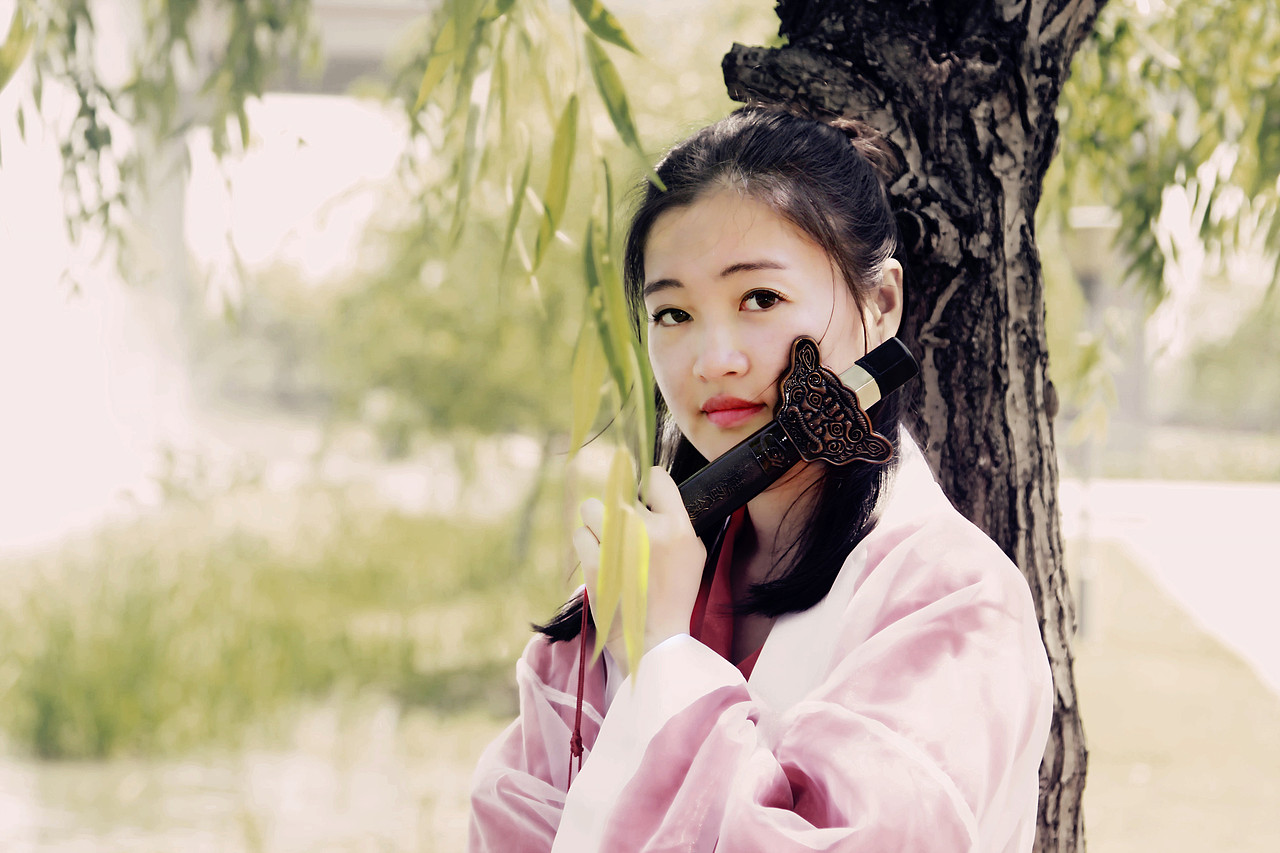 #古装-清纯#古装人物摄影紫霞小龙女写真