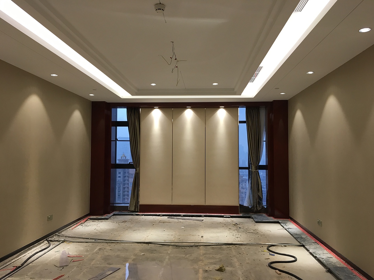 文广大厦办公室 设计方案 基本竣工状态（图ZMTE2MjIxNTY4） - 家装设计 - 站酷设计师飞行线设计阿蒙原创素材 - 站酷ZCOOL