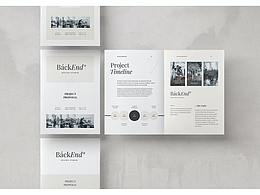 清新简约画册设计