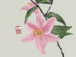百合插画