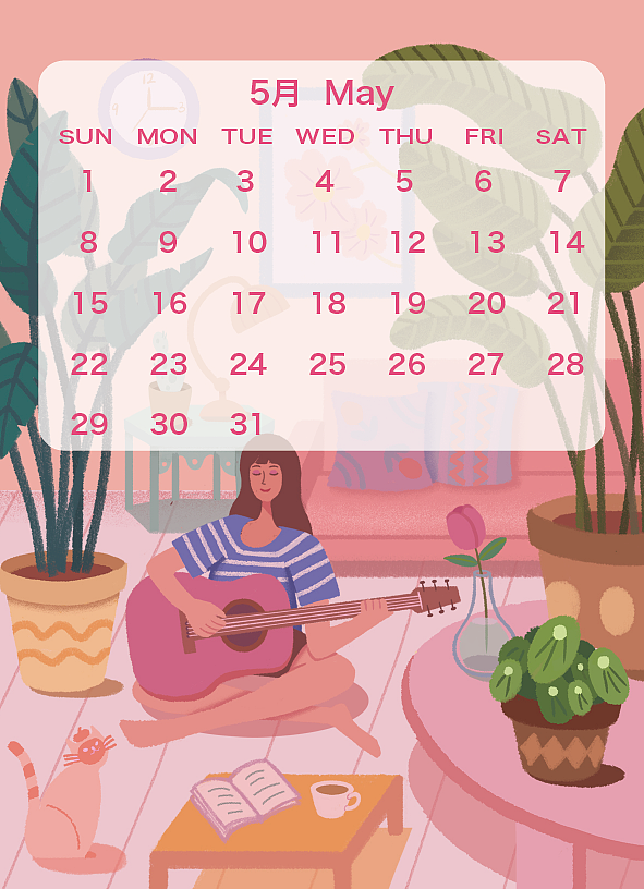 2022年桌面台历卡片