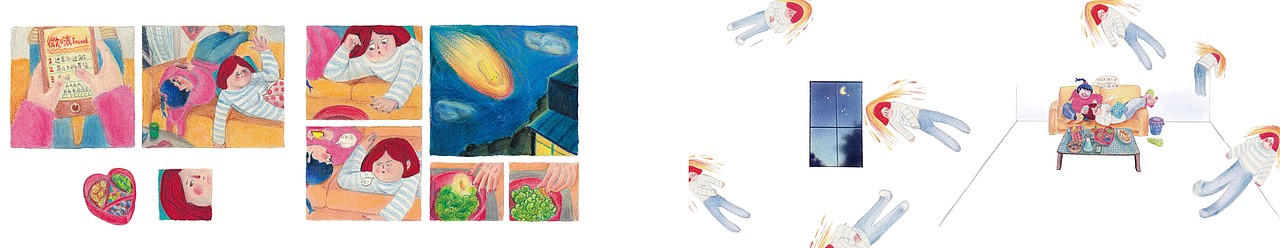 #2020青春答卷#泡泡：过敏自救指南（图ZMjA4NDAyNTg0） - 绘本 - 站酷设计师中传视觉传达专业原创素材 - 站酷ZCOOL