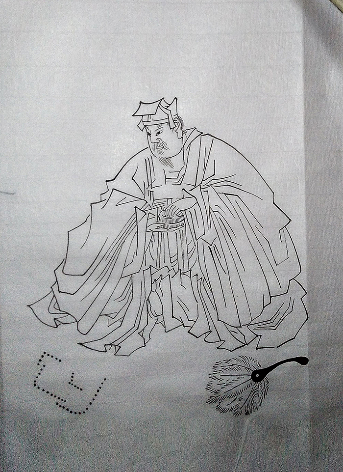 临摹[明]陈洪绶《水浒叶子》（图ZMTAyODExNzQ4） - 绘画 - 站酷设计师刘伟art原创素材 - 站酷ZCOOL