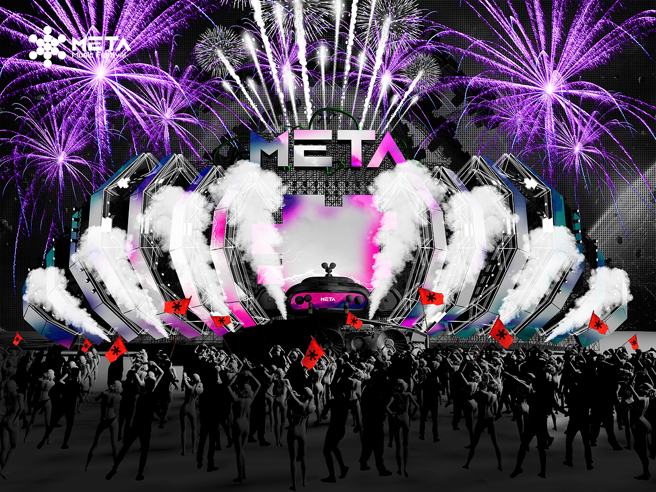 舞美-2020 META电音节舞美设计（图ZMjE1ODk1NTY0） - 舞台美术 - 站酷设计师KennethWu原创素材 - 站酷ZCOOL