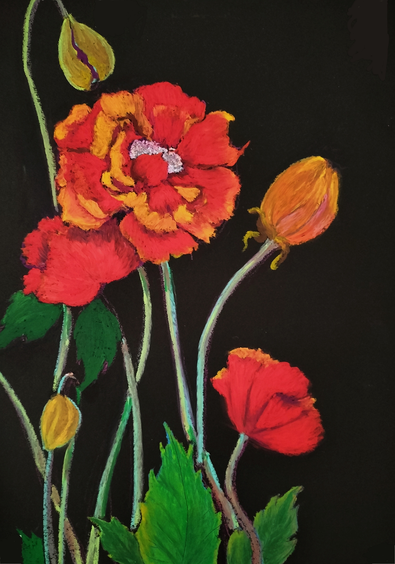 油画棒手绘|手工艺|其他手工艺|flora百分百_原创作品-站酷zcool