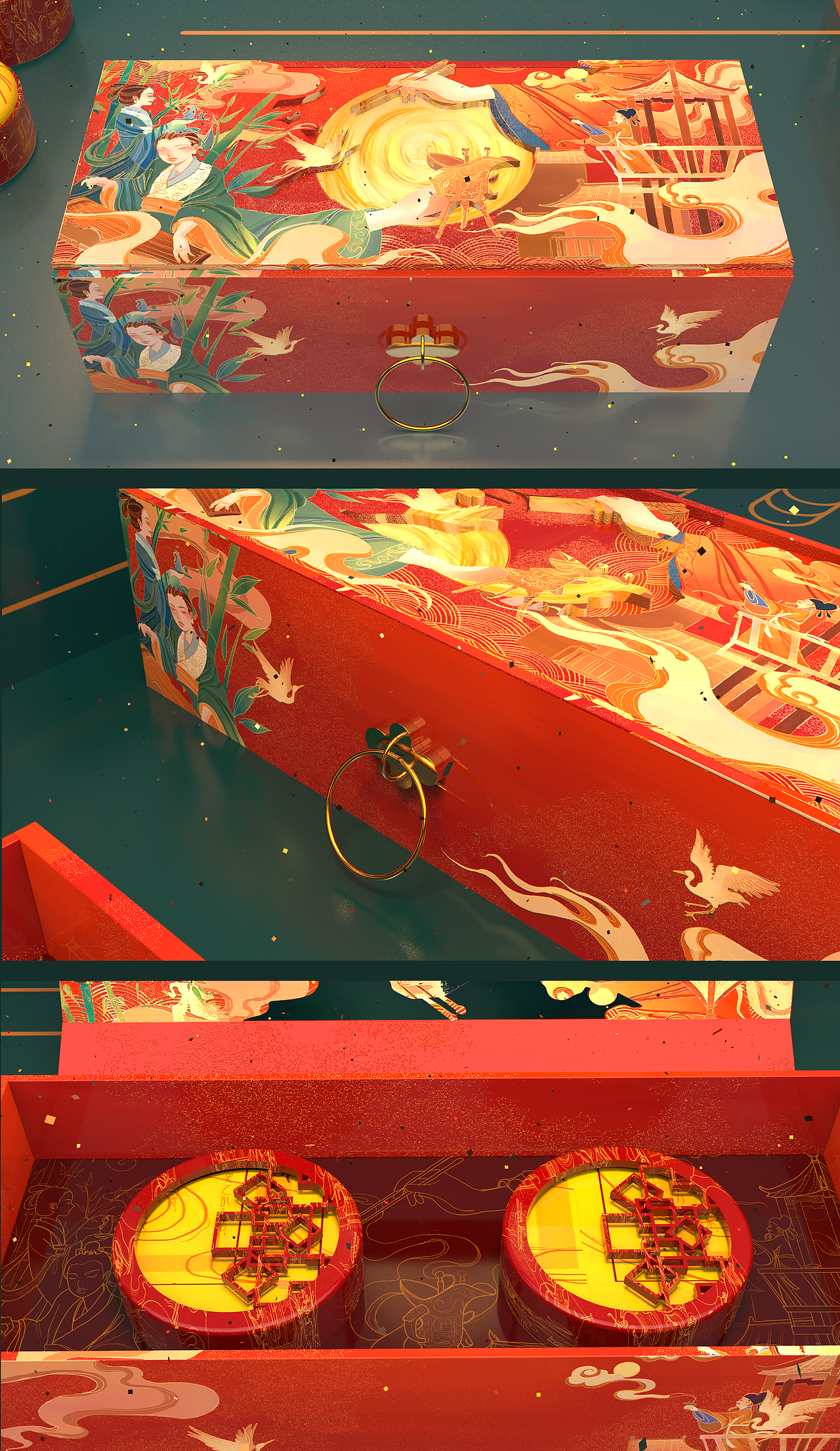 梓潼贡饼包装设计——文昌杯参赛作品（图ZMTk0NTY1ODU2） - 生活用品 - 站酷设计师瞬一y原创素材 - 站酷ZCOOL