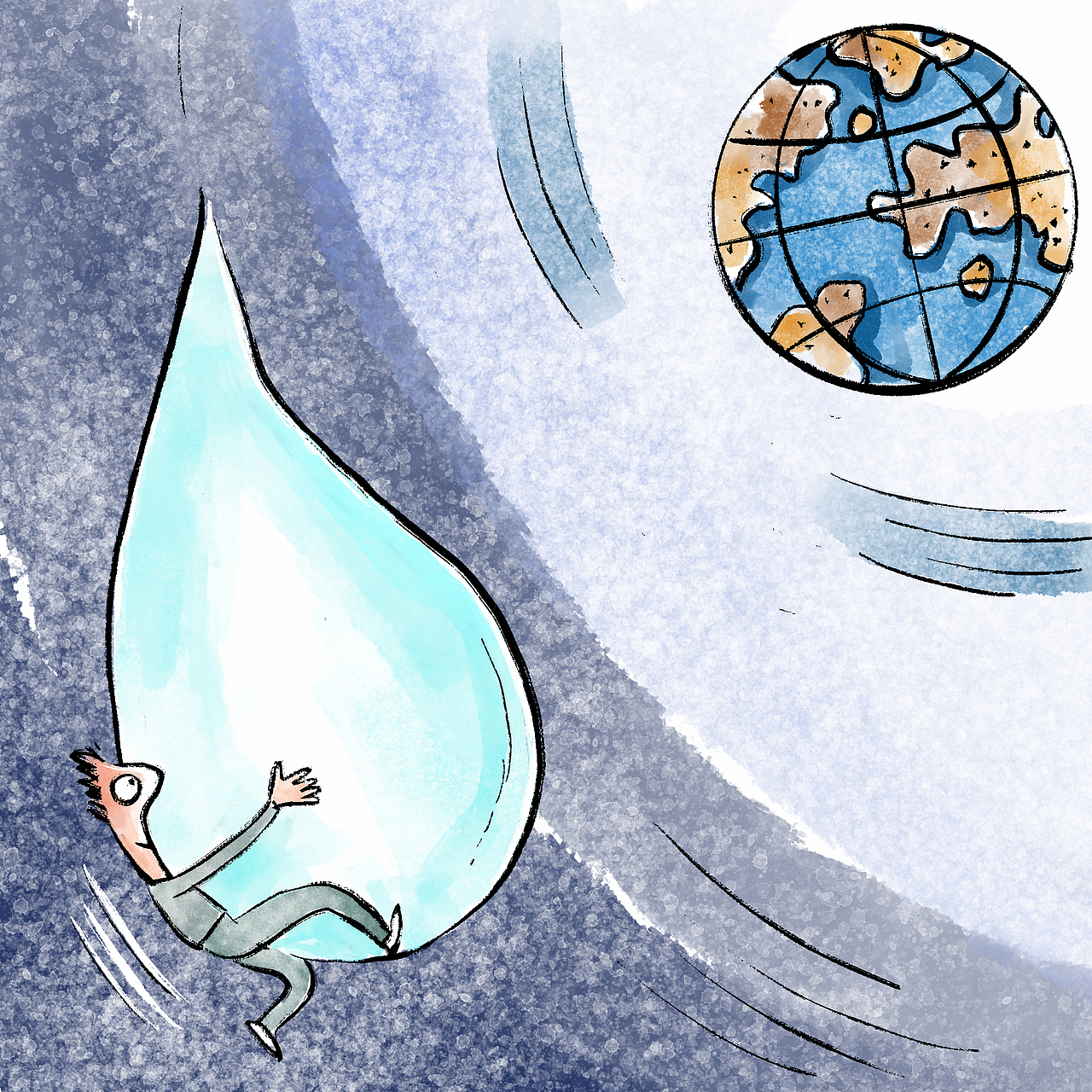 一滴水, br> br>用显微镜看, br> br>也是一个大世界.