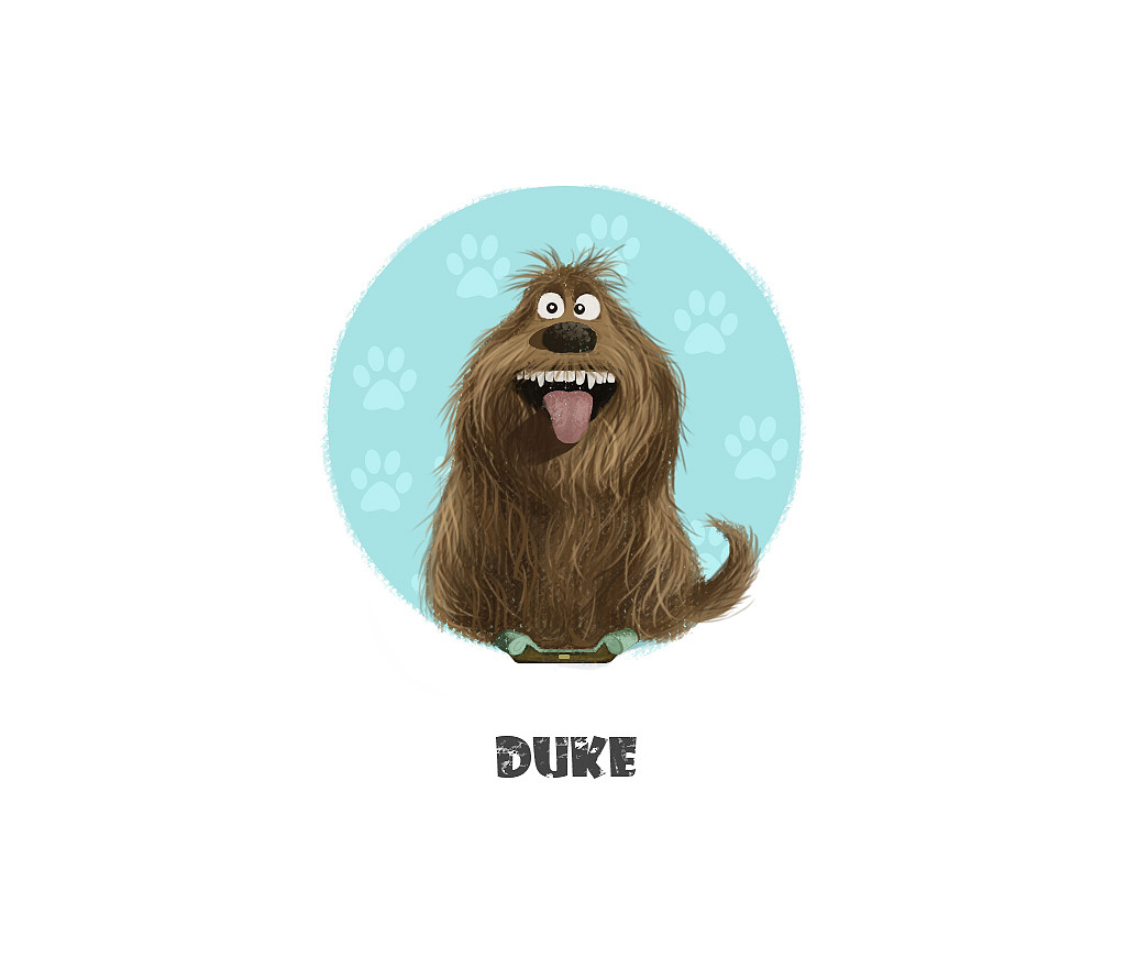 爱宠大机密-卡通手绘练习（图ZNTY4MDUzMDg=） - 新锐潮流插画 - 站酷设计师FD_Yuet原创素材 - 站酷ZCOOL