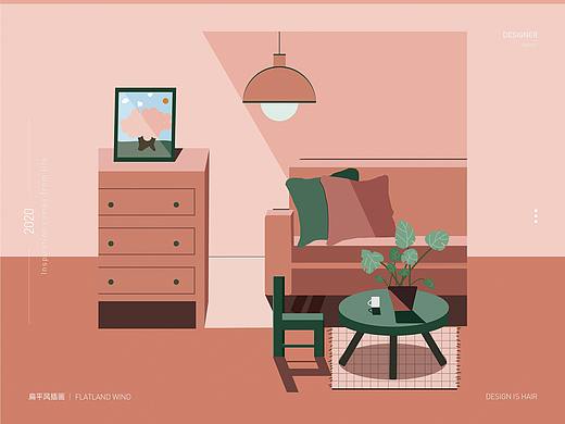 扁平风插画练习