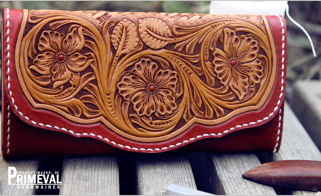 匠心——手工皮具 女款手包 手工包是如何诞生的（图ZMjM4MDY1ODQ=） - 工艺品设计 - 站酷设计师皮雕达人原创素材 - 站酷ZCOOL