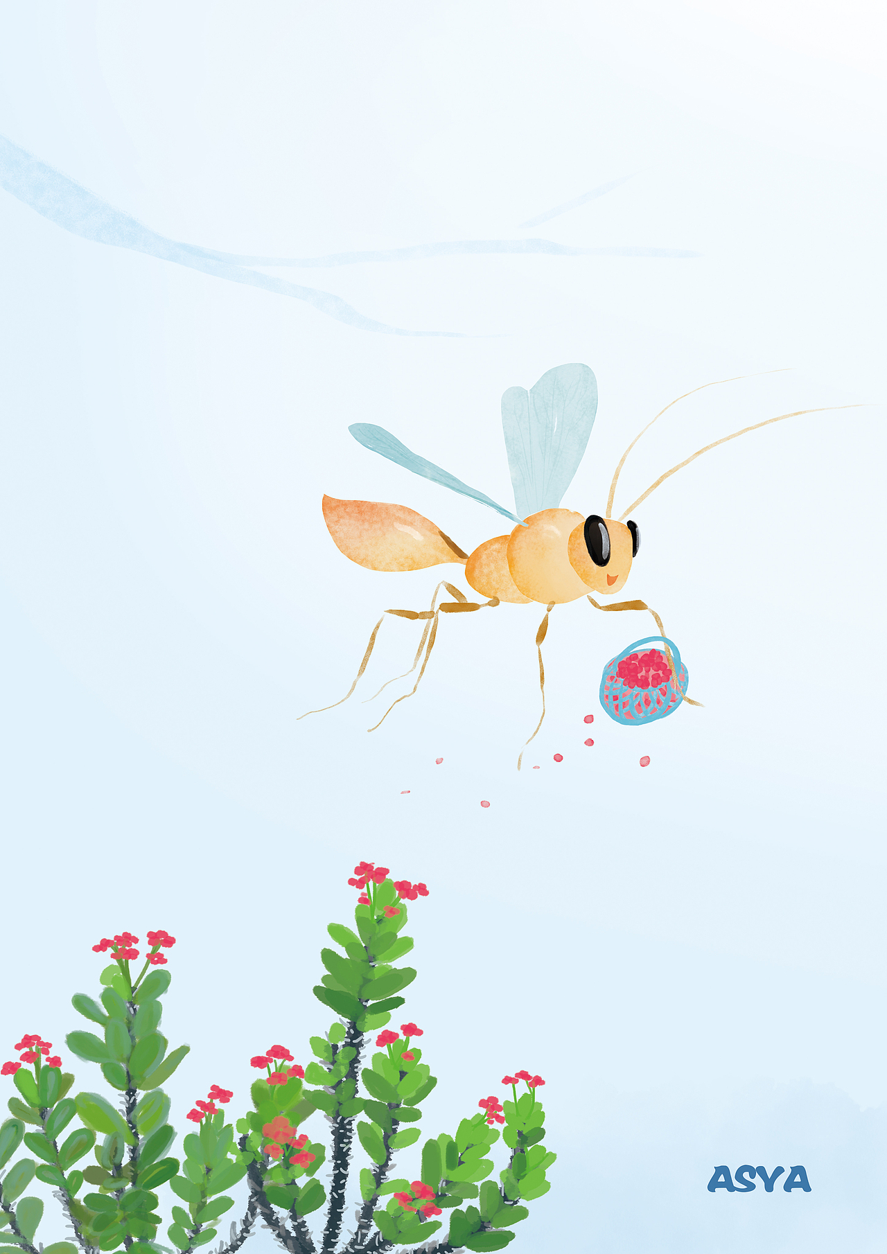 昆虫与植物二（图ZMTM1OTg1NTUy） - 创作习作 - 站酷设计师xixihexiaxia原创素材 - 站酷ZCOOL