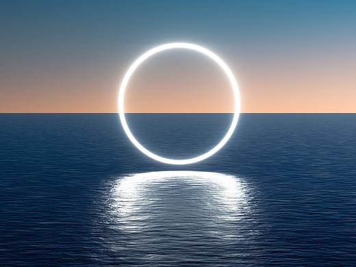 【C4D练习】科幻场景/霓虹光场景