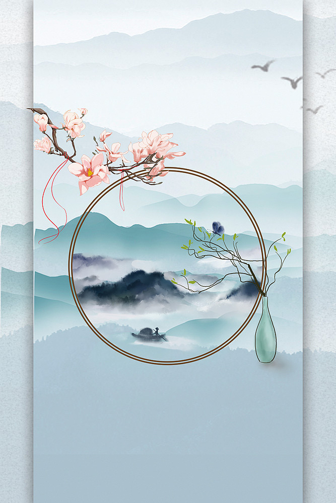 2022新山水（图ZMjc2NTU0OTQw） - 生活用品 - 站酷设计师新中式纱画图库原创素材 - 站酷ZCOOL