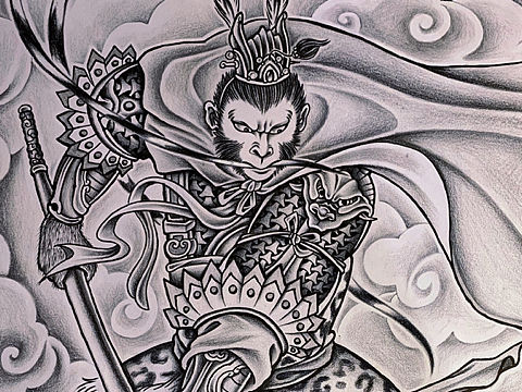 齊天大圣（個(gè)人主頁-ZNjQxOTM5OTI=） - 商業(yè)插畫 - 站酷設(shè)計(jì)師宮本六藏原創(chuàng)素材 - 站酷ZCOOL