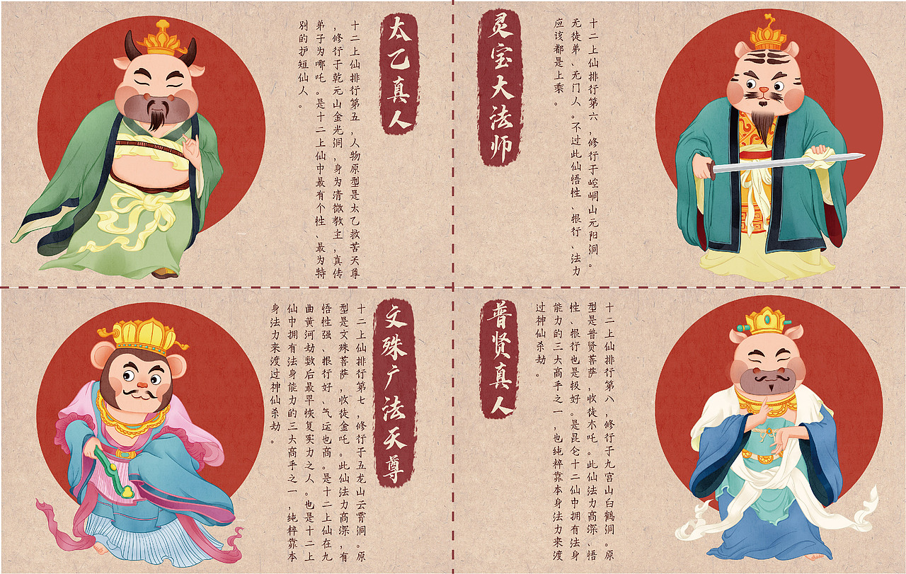 十二生肖和昆仑十二仙的梦幻联动