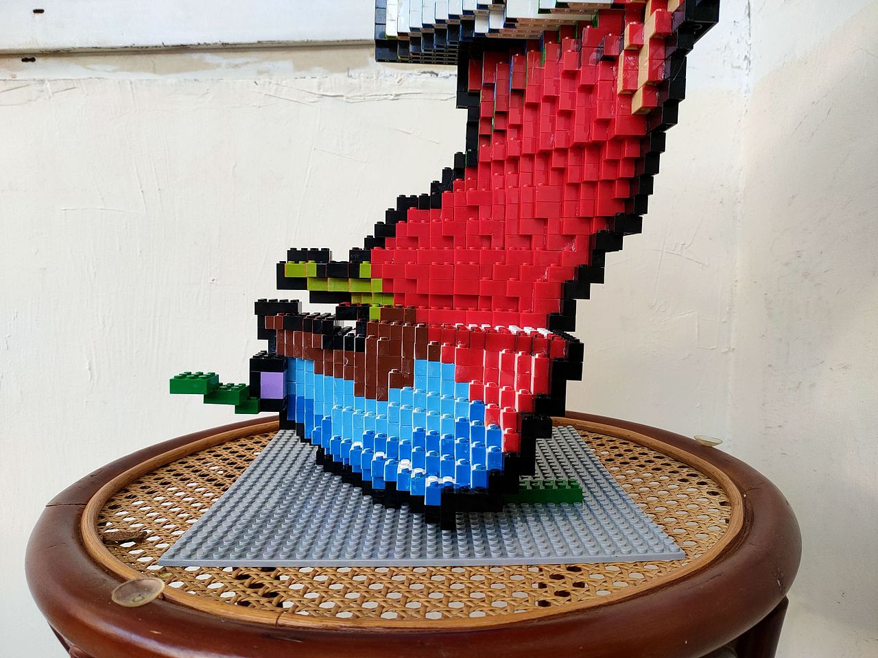 乐高moc埃舍尔手画手