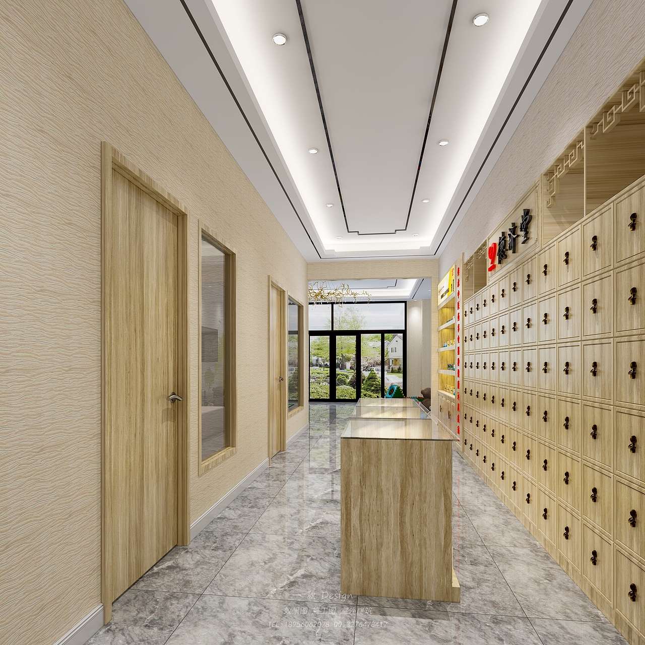 中醫(yī)診所（圖ZMjA0MzU4NzQw） - 家裝設(shè)計(jì) - 站酷設(shè)計(jì)師一秋設(shè)計(jì)01原創(chuàng)素材 - 站酷ZCOOL