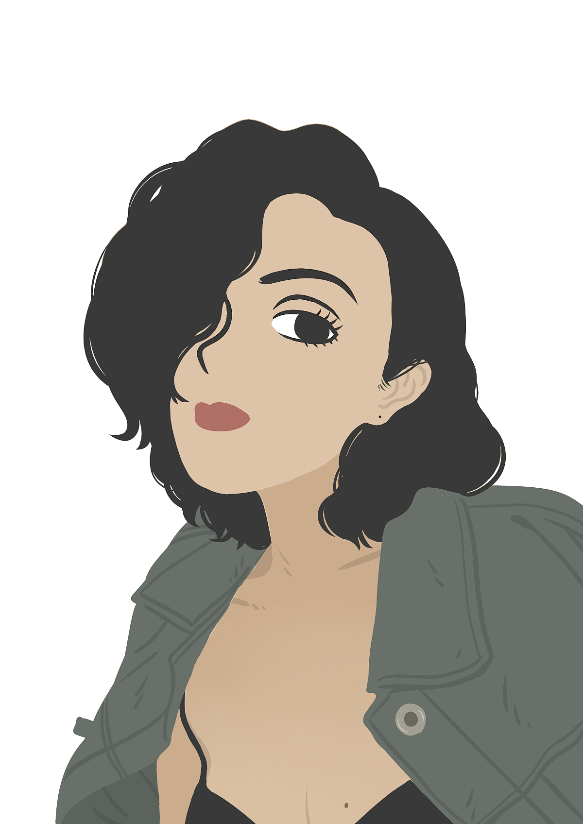 绿色的女孩们（图ZNDgzNDA4MzY=） - 创作习作 - 站酷设计师谢凸原创素材 - 站酷ZCOOL