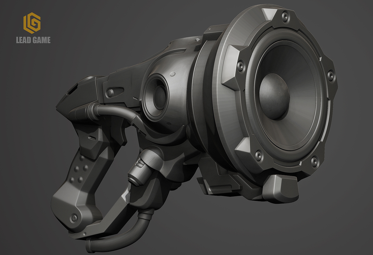 圣诞巨制 | 守望 DJ 卢西奥的大喇叭三维次世代美术教程第一弹！—— 搭建大型