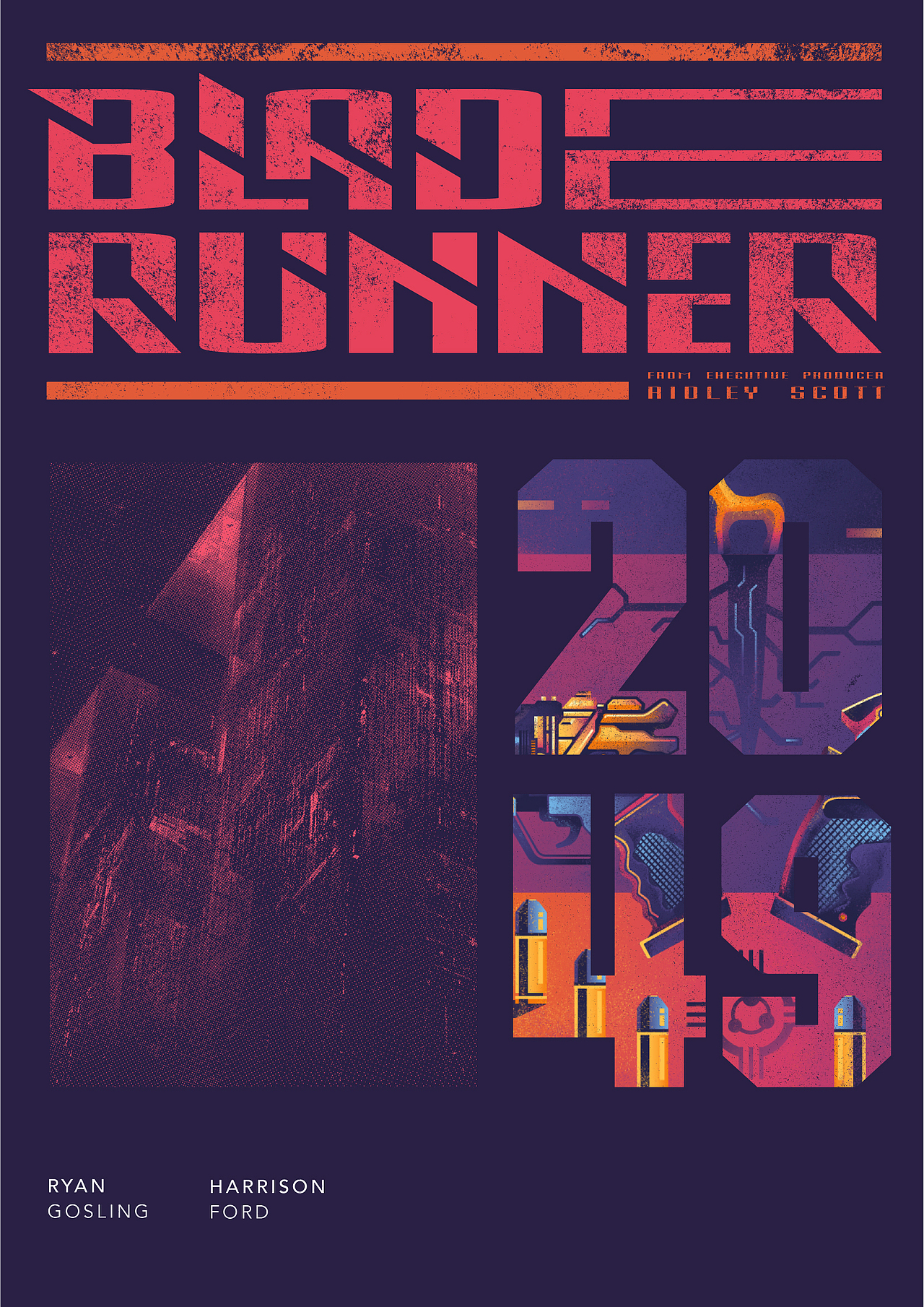 Blade Runner 2049 海报设计