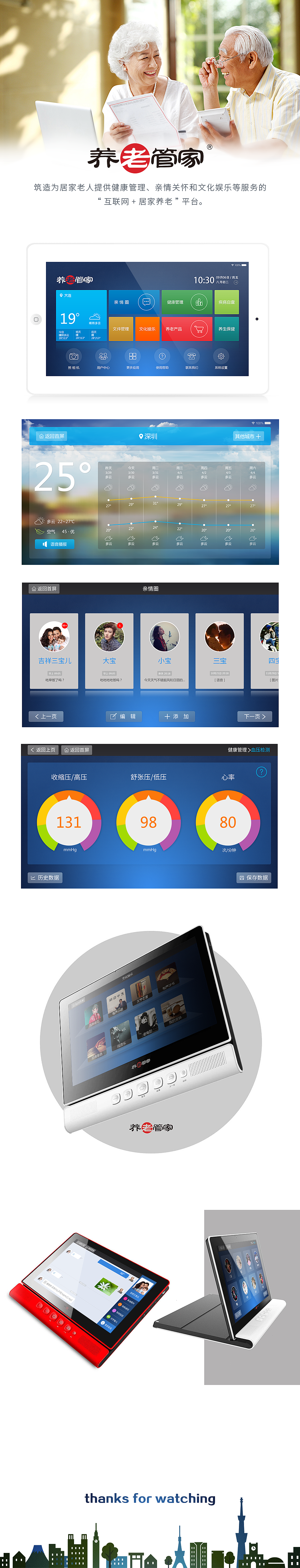 养老管家APP for IPAD（图ZNDIwOTk3MzY=） - APP界面 - 站酷设计师芒果0827原创素材 - 站酷ZCOOL