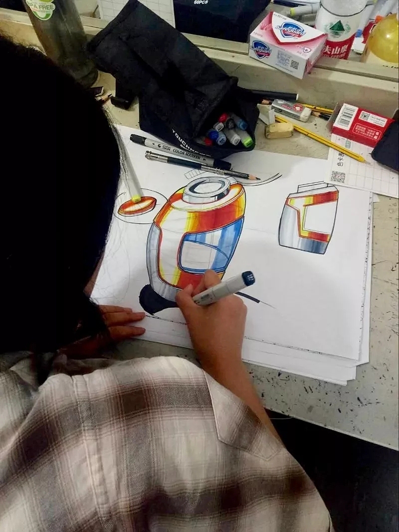 汉武手绘 环艺 建筑 规划 平面 动画 数码 工业设计手绘培训