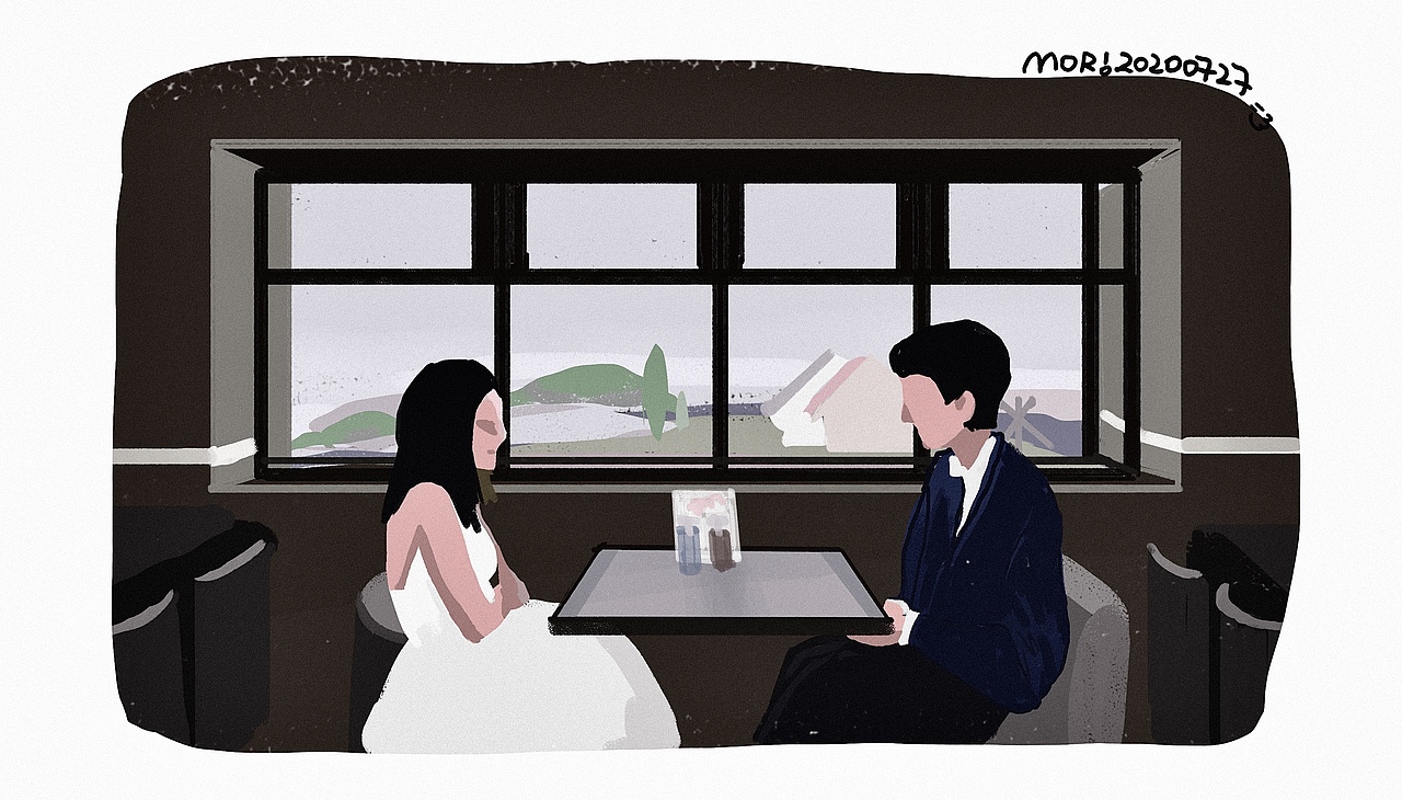 電視劇截圖插畫練習(xí) | 每日速涂（圖ZMjIwMDY3Mzg0） - 創(chuàng)作習(xí)作 - 站酷設(shè)計師酒釀mori原創(chuàng)素材 - 站酷ZCOOL