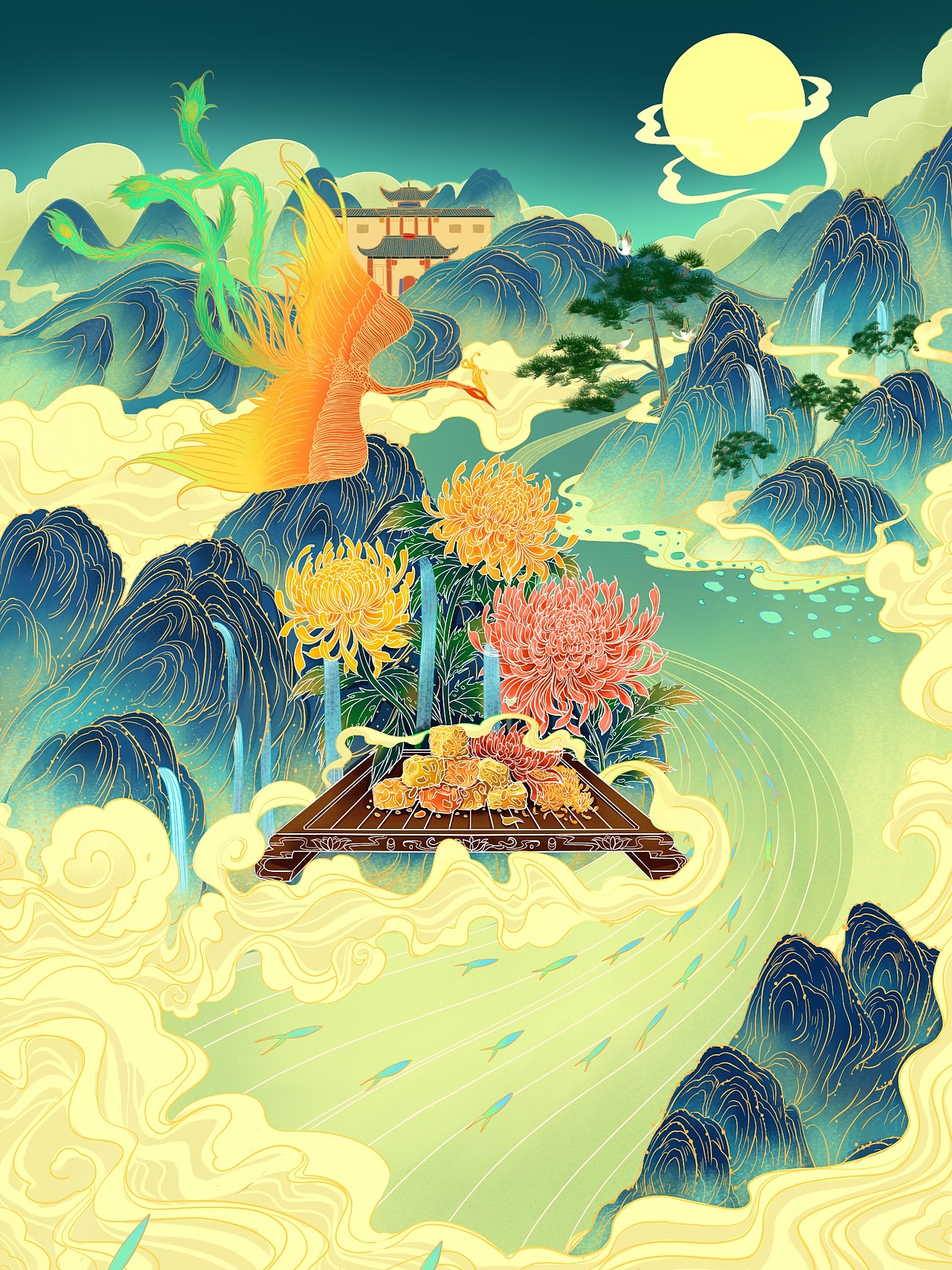 美丽安徽（图ZMjQ5MjQwOTcy） - 商业插画 - 站酷设计师陶笛声声原创素材 - 站酷ZCOOL