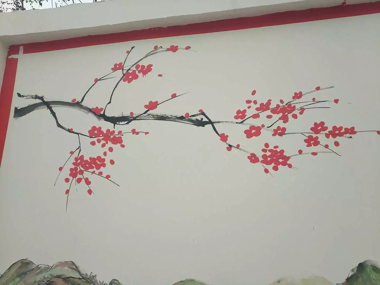 蜀绘壁画作品-乡村文化墙（图ZMTE3NTA2MzY0） - 建筑设计 - 站酷设计师蜀绘壁画原创素材 - 站酷ZCOOL