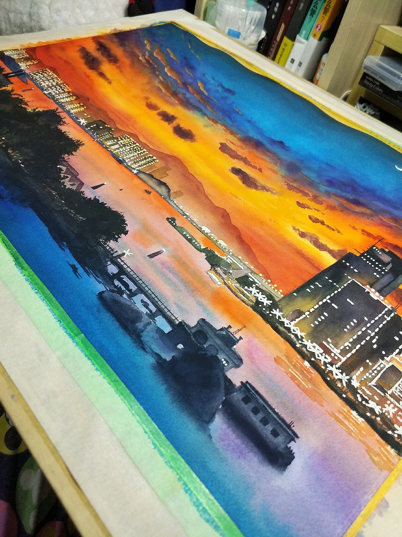 水彩风景 厦门 鼓浪屿