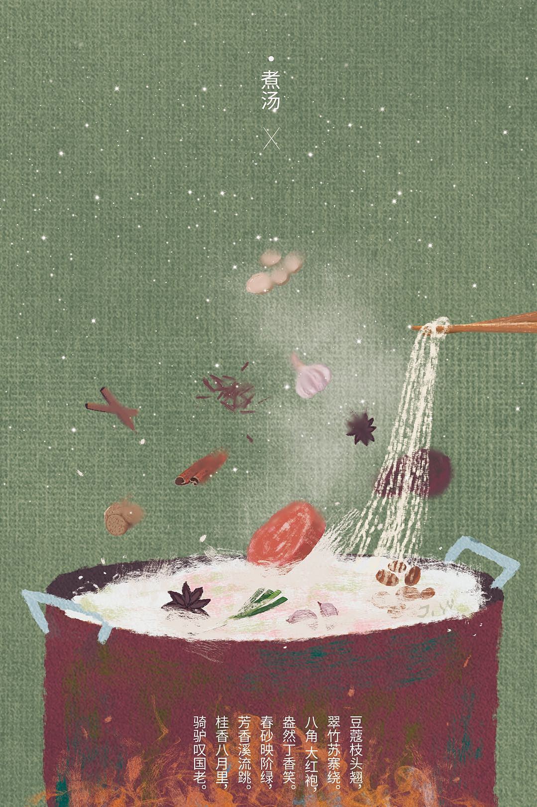 兰州拉面（图ZMjI4NjgyNTY0） - 商业插画 - 站酷设计师珍妮吴JW原创素材 - 站酷ZCOOL