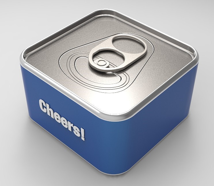 罐头的材质展示（图ZMTE5OTgyNDA=） - 其他三维 - 站酷设计师Wi丨Design原创素材 - 站酷ZCOOL