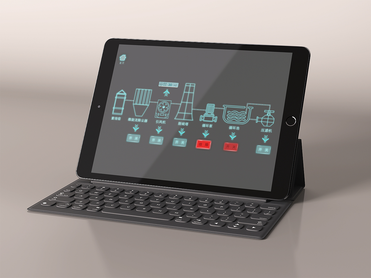 润鸣环境技术操作界面