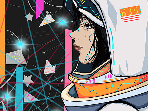 一些有关未来科技感的作业