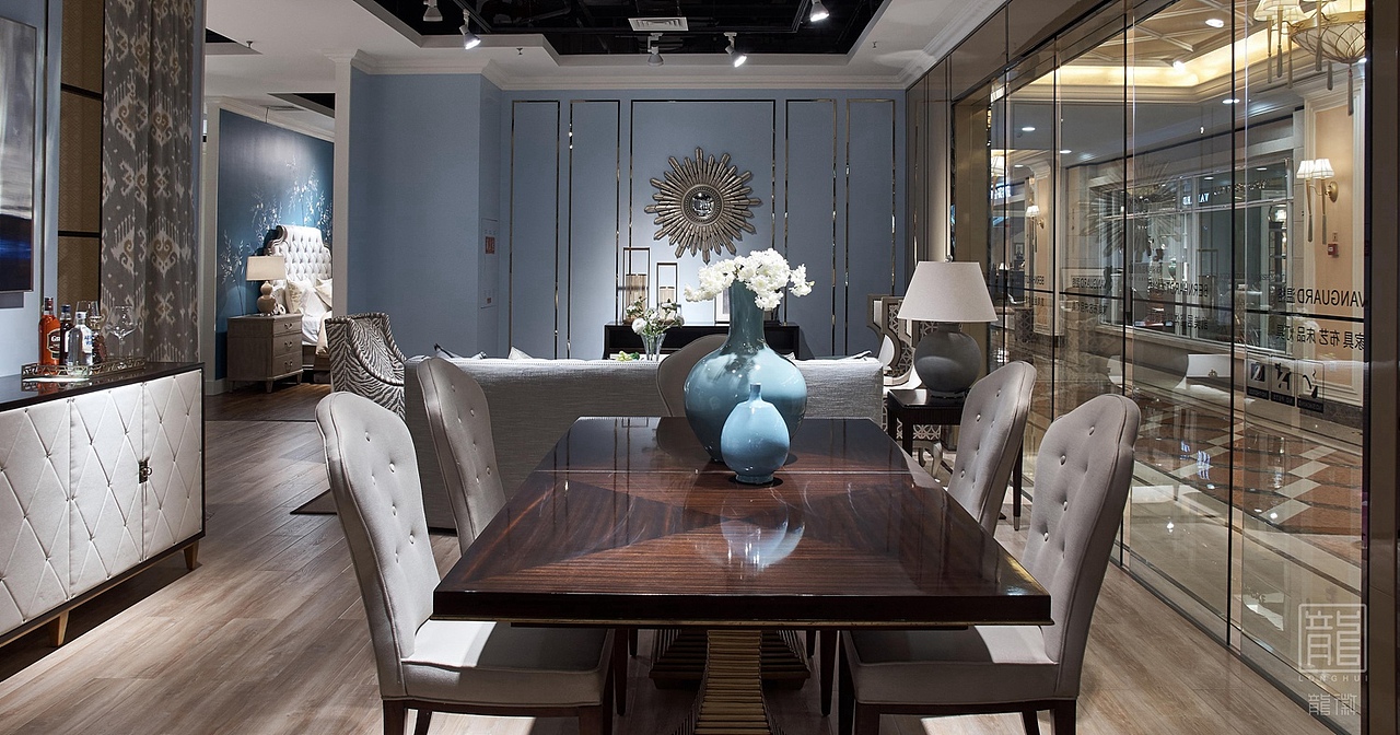 龙徽作品|成都富森美BERNHARDT&VANGUARD美式家居馆（图ZODg2MDQ2MTI=） - 家装设计 - 站酷设计师DA家居设计美学馆原创素材 - 站酷ZCOOL
