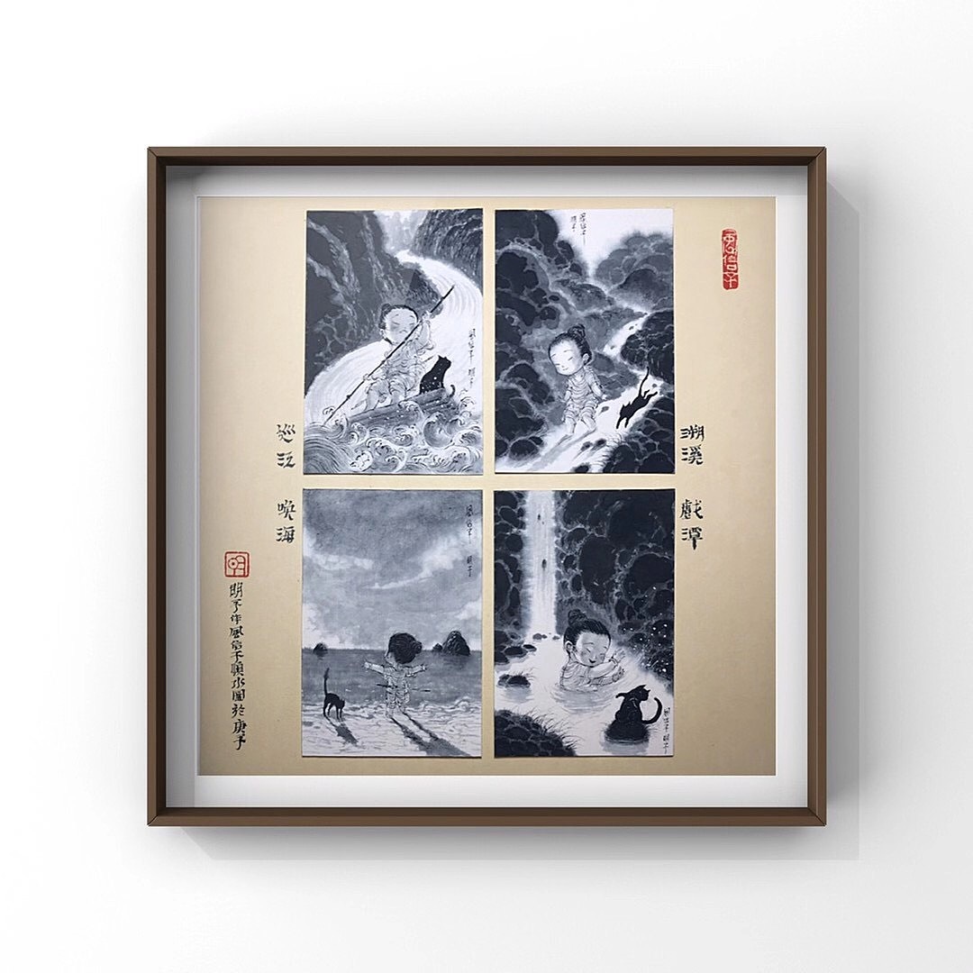明子的水墨奇幻世界——《风信子系列》1(图ZMjc3NDY2MjMy) - 绘画 - 站酷设计师明子水墨奇幻世界原创素材 - 站酷ZCOOL