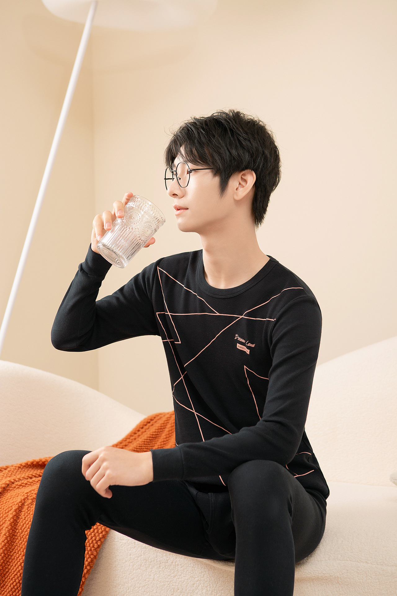 青少年家居服模特拍摄|保暖内衣模特拍摄