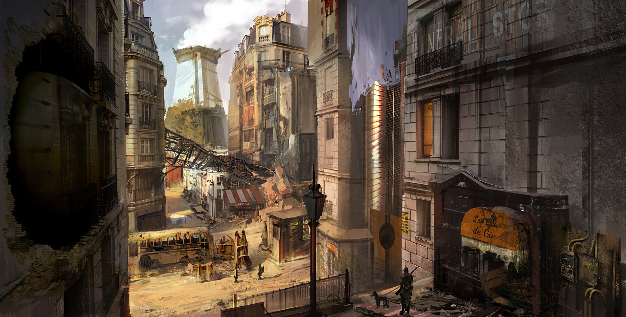 世界末日,科幻,冒险概念场景|插画|游戏原画|jiahong_lun - 原创作品 