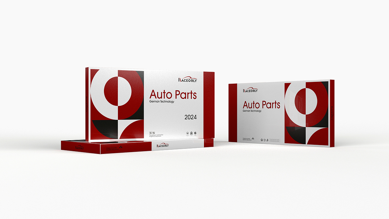 汽车零部件通用包装设计作品案例-悟杰品牌视觉设计