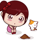 尚小妮&食小喵表情系列（图ZMTc0MzMxNzY=） - 商业插画 - 站酷设计师wangcloud原创素材 - 站酷ZCOOL